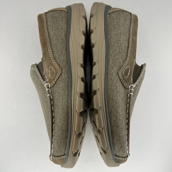 Redhead Brand Co Mens 54214097A Taupe Canvas Suede Leather Size 8M Slip On Shoes main image 9